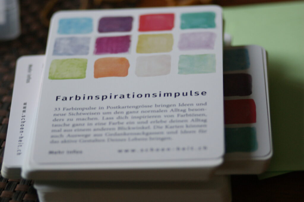 Farbinspirationsimpulse Kartenset